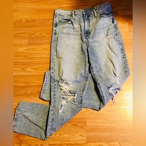 Silver Jeans Borebank Distressed Western Jeans